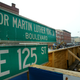 Construction on 125th Street in the Harlem neighborhood of New York City in 2003